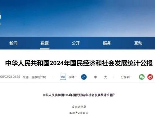 最新！國(guó)家統(tǒng)計(jì)局：2024年建筑業(yè)增加值89949億元！